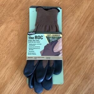 ❤️🎁NWT New HandMaster The Roc Work Garden Gloves  Moisture Wicking Yard